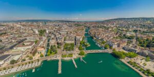 Zurich City and Lake